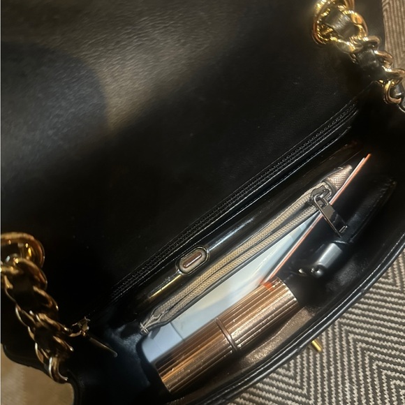 Chanel Mini Rectangle Coco Charms Flap Bag Black - Picture 3 of 10